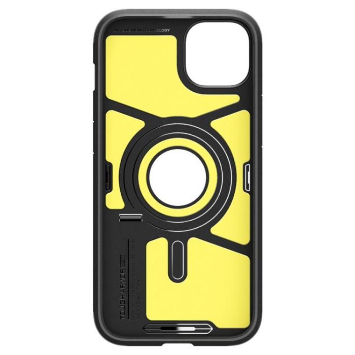Spigen - Spigen iPhone 15 Mobilskal Magsafe Tough Armor - Svart