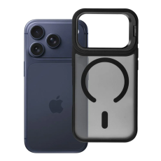 Forcell - Forcell Mobilskal F&ouml;r iPhone 17 Pro Max Magsafe Shadow Stand - Svart