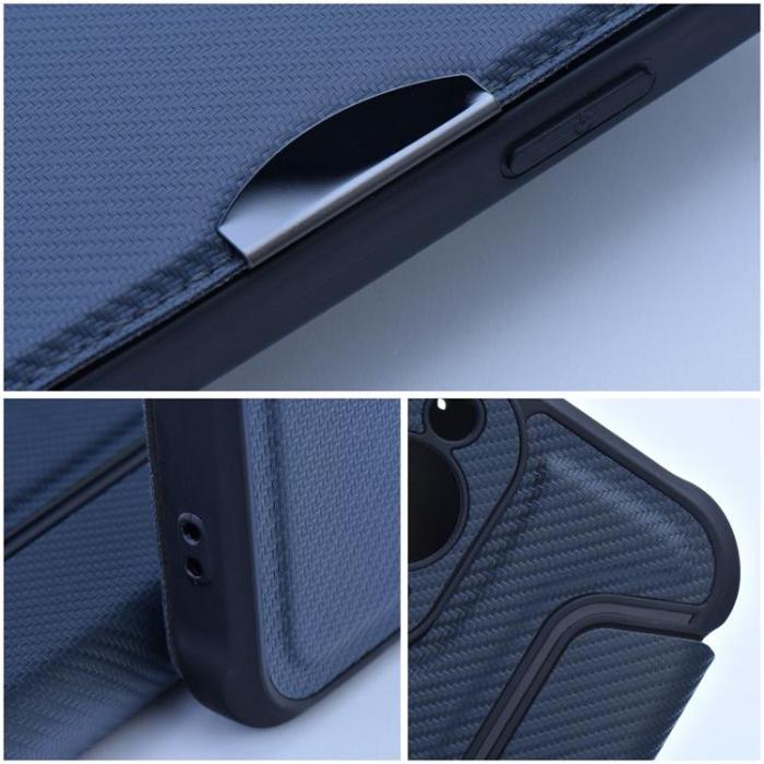 OEM - Galaxy S23 Ultra Fodral Razor Book - Blå