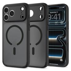 Spigen - Spigen Mobilskal F&ouml;r iPhone 18 Pro/17 Pro Magsafe Ultra Hybrid - Frost Svart