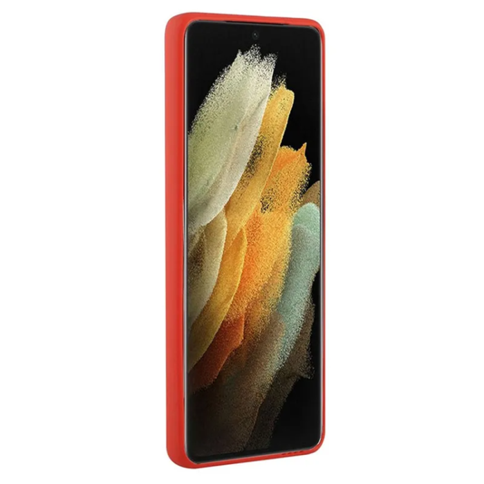 OEM - Galaxy S23 Ultra Mobilskal Korthållare TPU - Röd