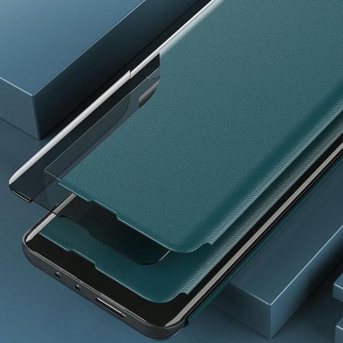 UTGATT1 - Eco Leather View Fodral Galaxy A11 / M11 - Svart