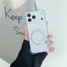 A-One Brand - iPhone 17 Pro Mobilskal MagSafe Ring Kickstand - Transparent