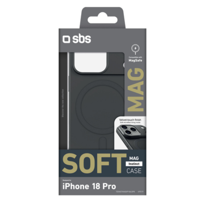 SBS - SBS Mobilskal För iPhone 18 Pro/17 Pro Magsafe Instinct - Svart