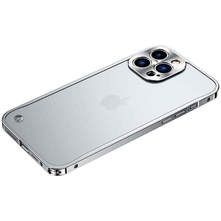 iPhone 14 Pro Max Skal Metall Slim - Silver | 2353 | AlltMobil