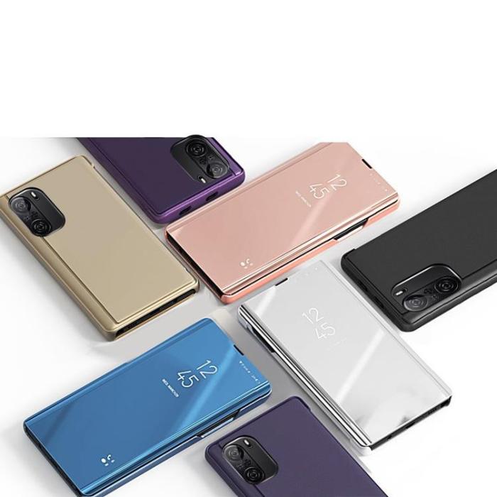 Ruhtel - Clear View Fodral Xiaomi Poco F3 - Blå