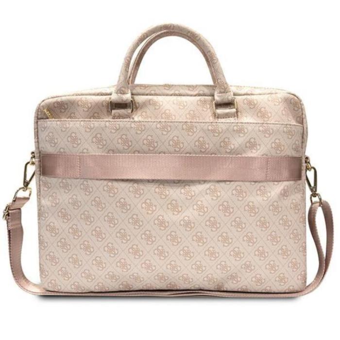 Guess - Guess Datorfodral 16'' Printed Stripes - Rosa