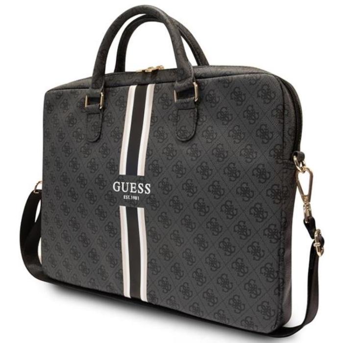 Guess - Guess Datorfodral 16'' Printed Stripes - Svart