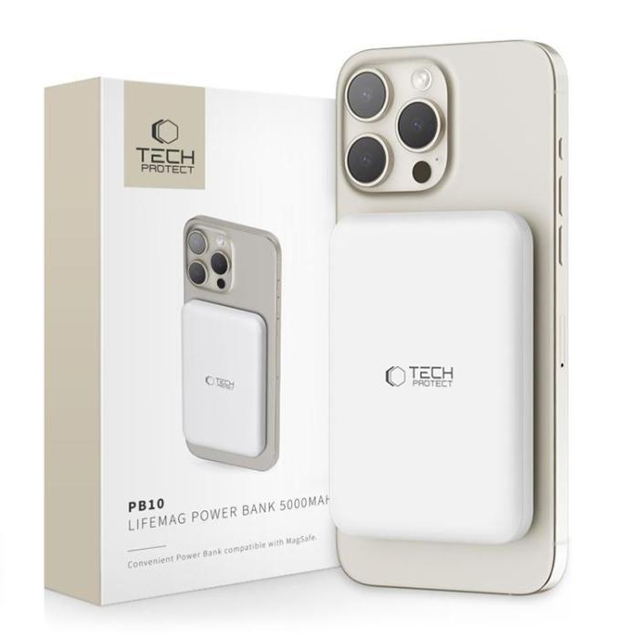 Tech-Protect - Magsafe Powerbank 5000mah PB10 LifeMag - Vit