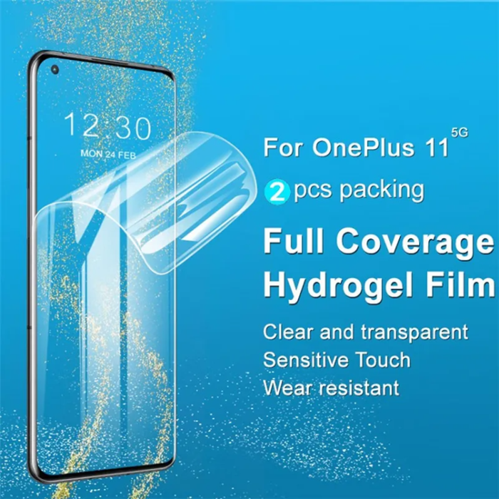 Imak - [2-Pack] Imak OnePlus 11 5G Skärmskydd Hydrogel Film III