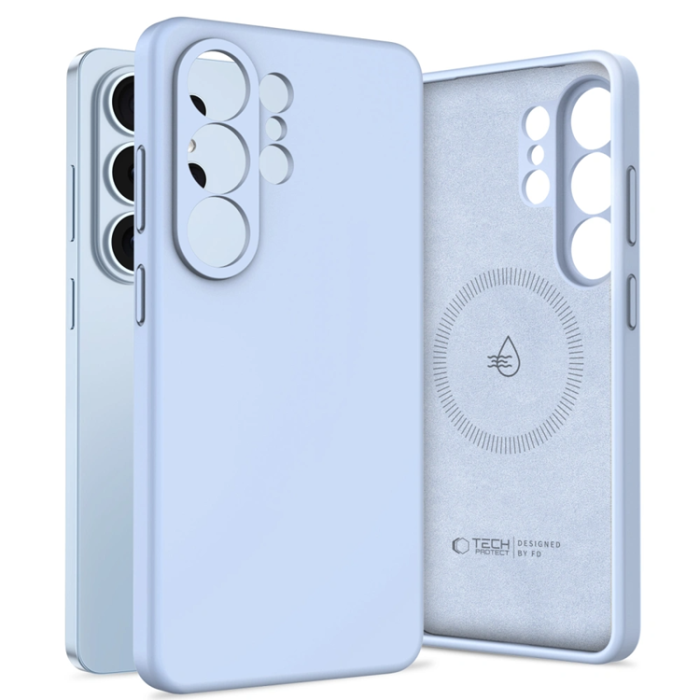 Tech-Protect - Tech-Protect Mobilskal För Galaxy S26 Ultra Magsafe Silikon - Sky Blå