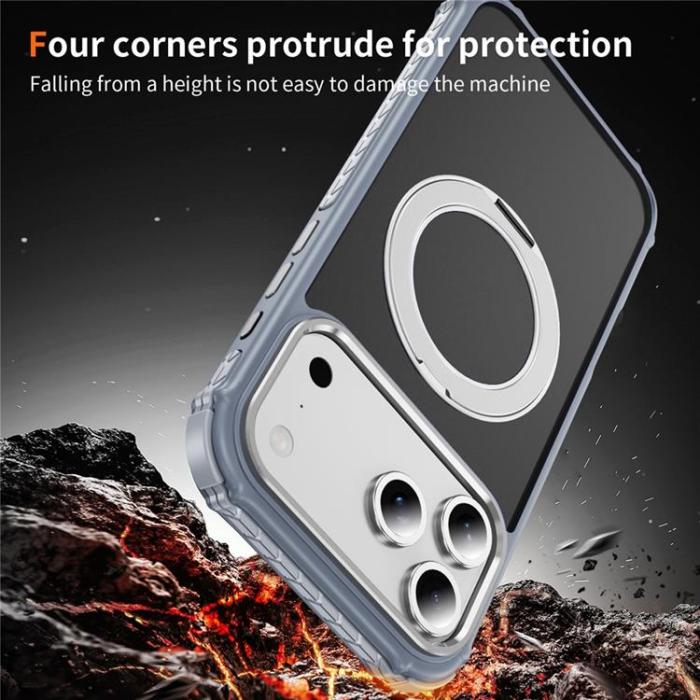 A-One Brand - iPhone 17 Pro Mobilskal MagSafe Skin Touch - Grå