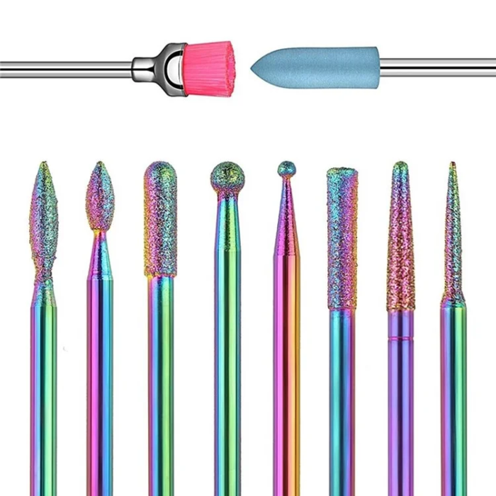 OEM - [10-Pack] Nagelborrset Nail Art Tungsten Steel