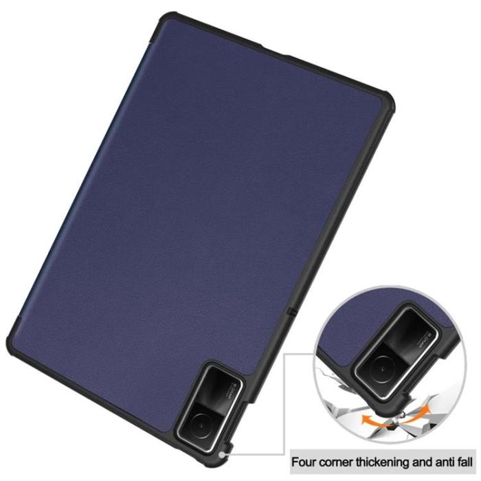 Taltech - Xiaomi Redmi Pad SE Fodral Tri-fold - Mörkblå