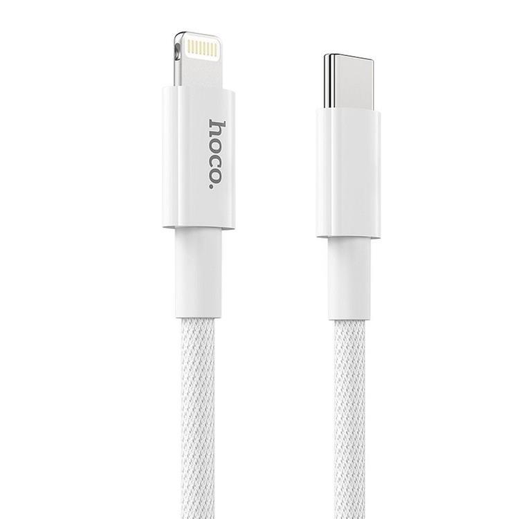 Hoco PD USB-C till Lightning kabel 20W 1m - Vit | 3541 | AlltMobil