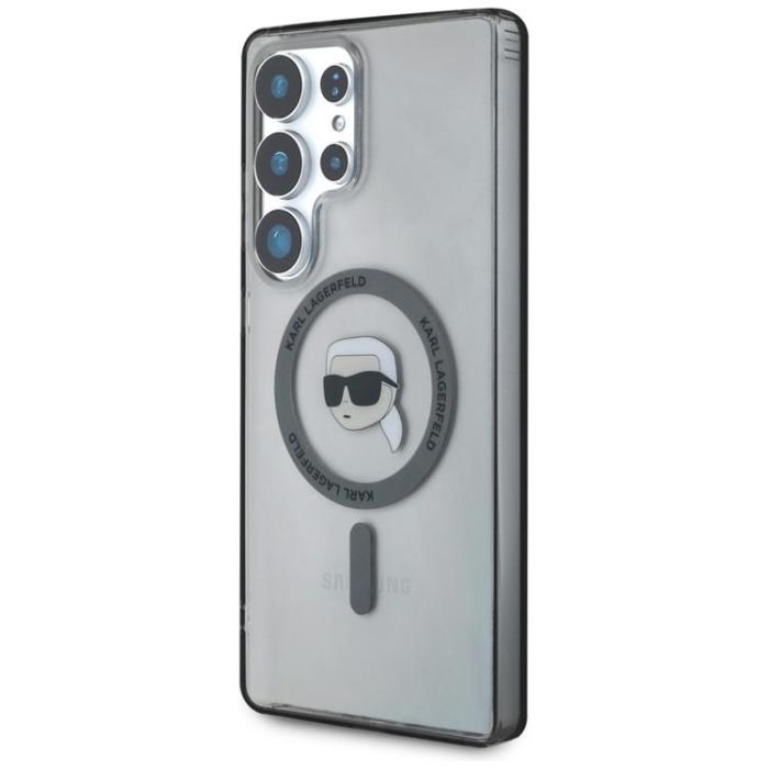 KARL LAGERFELD - Karl Lagerfeld Galaxy S25 Ultra Mobilskal MagSafe Karl Printed Logo - Svart