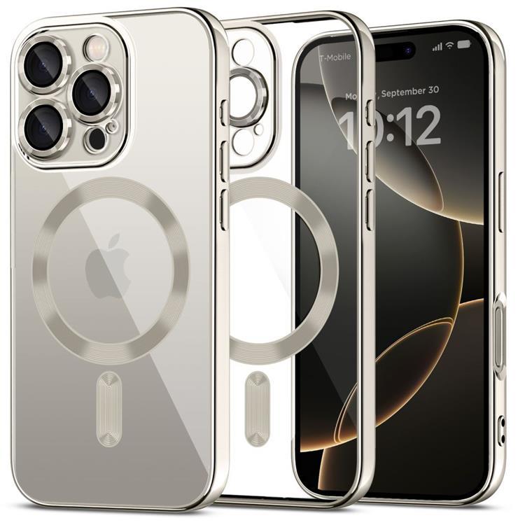 Tech-Protect iPhone 16 Pro Mobilskal Magsafe Magflex - Shiny Titanium | 2353 | AlltMobil