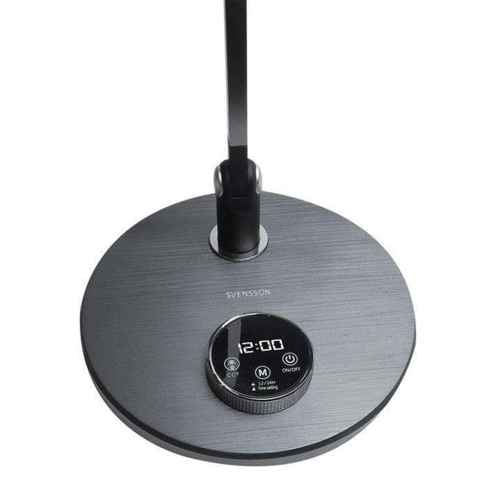Svensson - Svensson Skrivbordslampa 12W 620lm RIGA - Metallisk Grå