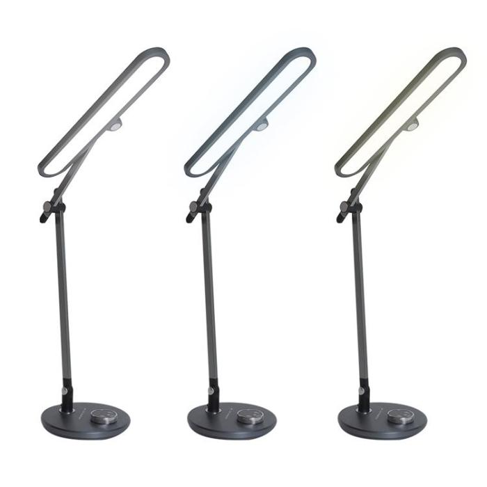 Svensson - Svensson Skrivbordslampa 12W 620lm RIGA - Metallisk Grå