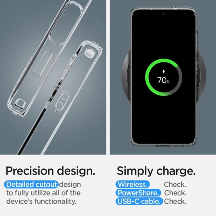 Spigen - Spigen Galaxy S24 Mobilskal Liquid Crystal - Clear