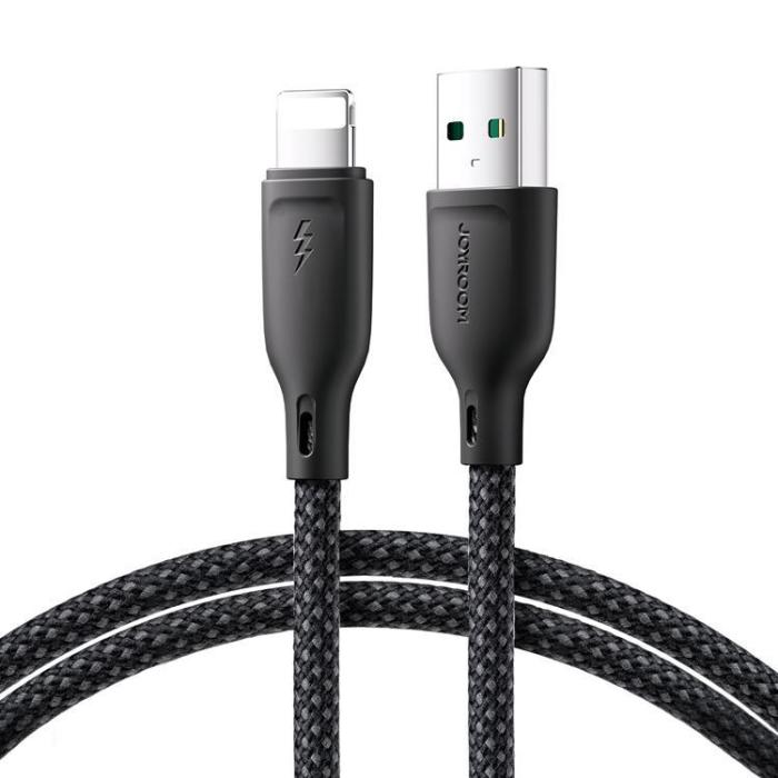 Joyroom - Joyroom USB-A till Lightning kabel 1m 3A - Svart