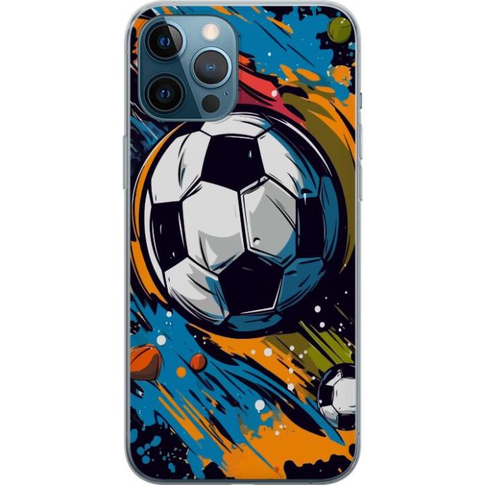 iSecrets - Mobilskal till Apple iPhone 12 Pro Max med Fotbollar