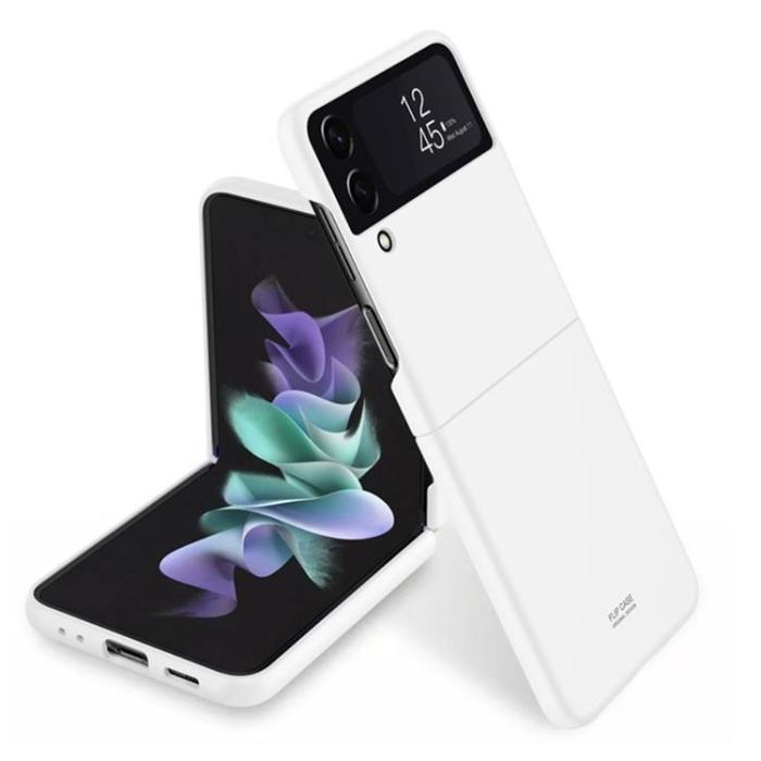 A-One Brand - Galaxy Z Flip 4 Skal Rubberized - Vit