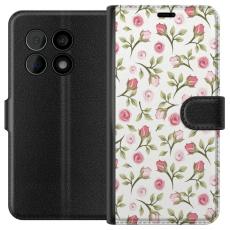 iSecrets - Pl&aring;nboksfodral till OnePlus 10 Pro med Blommigt