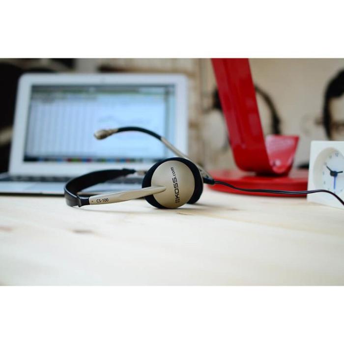 Koss - KOSS Headset CS100 On-Ear USB - Guld / Svart