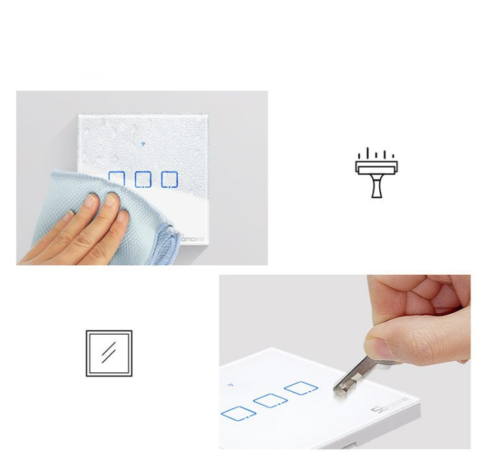 UTGATT1 - Sonoff 2-Channel Wi-Fi Smart Switch T0EU2C-TX - Vit