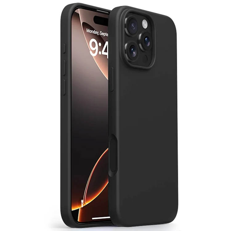 iPhone 16 Pro Mobilskal Ultra Thin Silikon - Svart | 2353 | AlltMobil