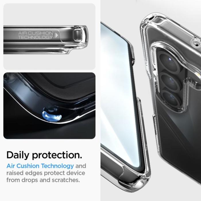 UTGATT - Spigen Galaxy Z Fold 5 Mobilskal Ultra Hybrid - Clear