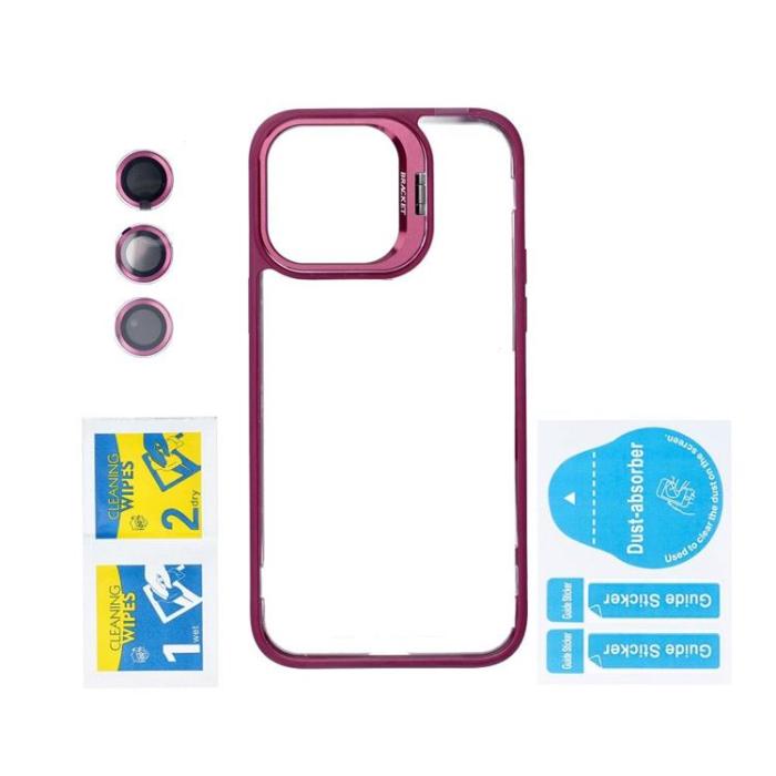 OEM - iPhone 14 Mobilskal Bracket - Mörklila