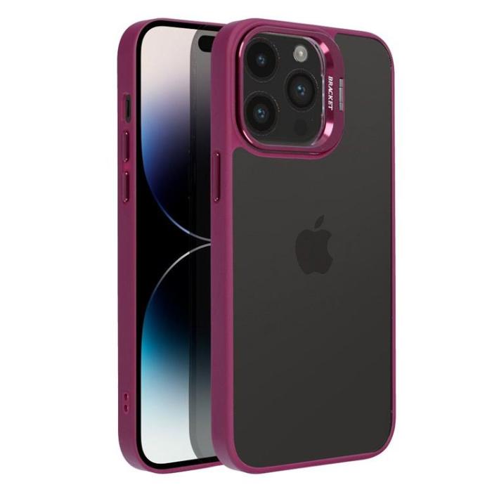 OEM - iPhone 14 Mobilskal Bracket - Mörklila