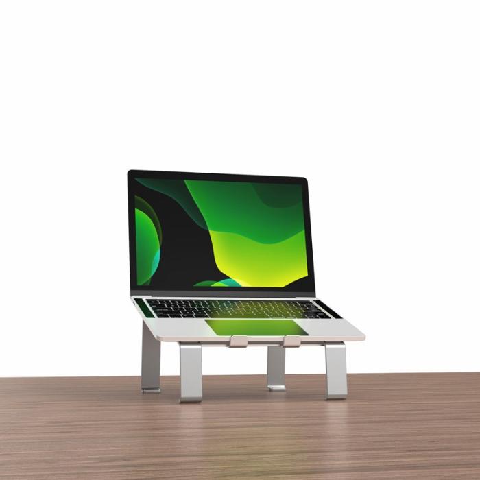 R-JUST - R-JUST U-shape Aluminium Ställ för Laptop Notebook Svart