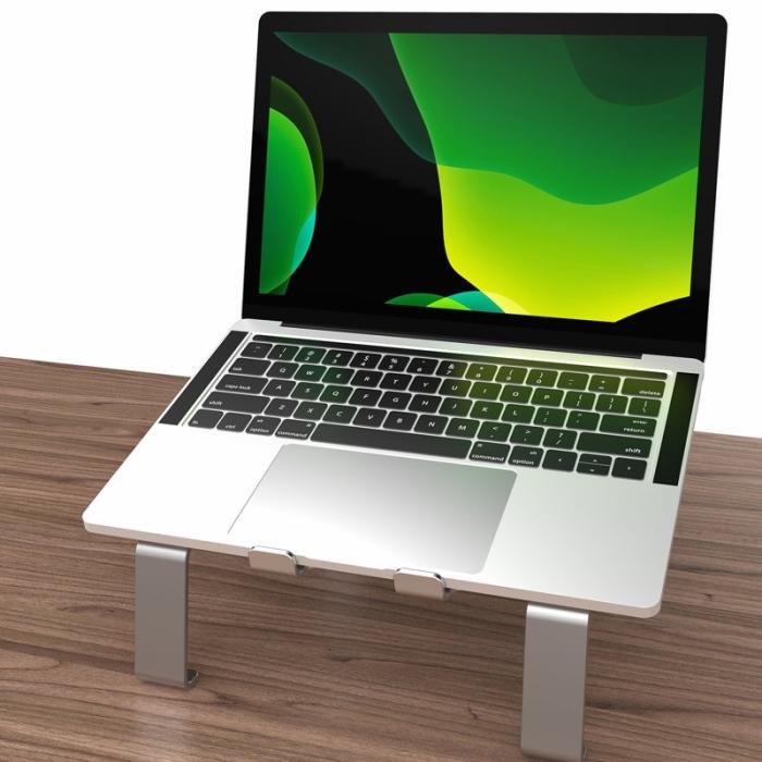 R-JUST - R-JUST U-shape Aluminium Ställ för Laptop Notebook Svart