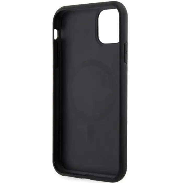 Guess - Guess iPhone 11/XR Mobilskal Magsafe Cube Stripes - Svart