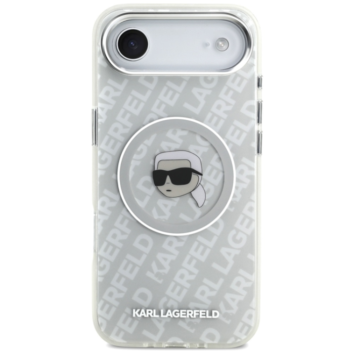 KARL LAGERFELD - Karl Lagerfeld iPhone Air Mobilskal Magsafe Karl Head Logo - Grå
