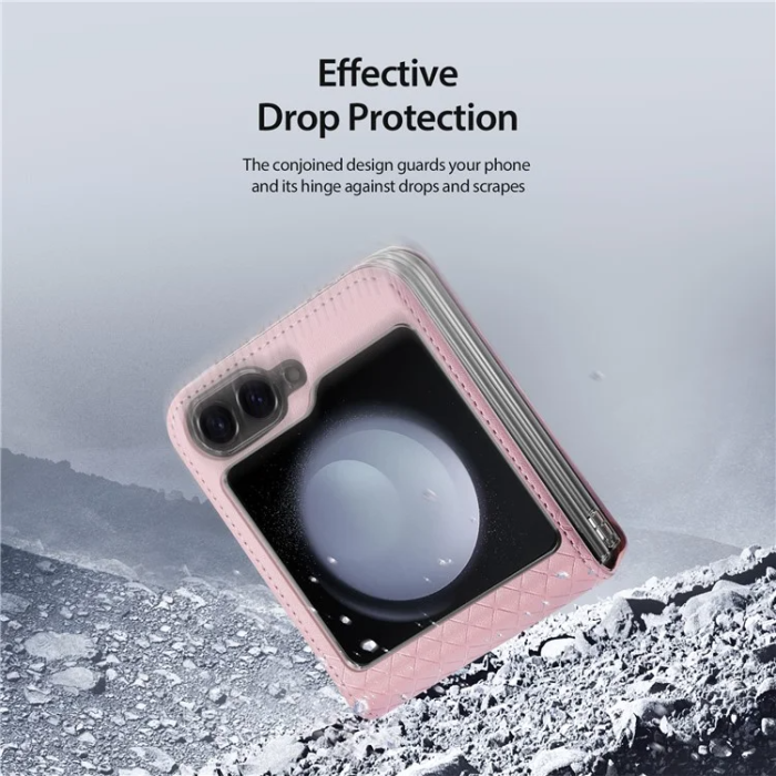 Dux Ducis - Dux Ducis Galaxy Z Flip 7 FE/Z Flip 6 Mobilskal Bril - Rosa