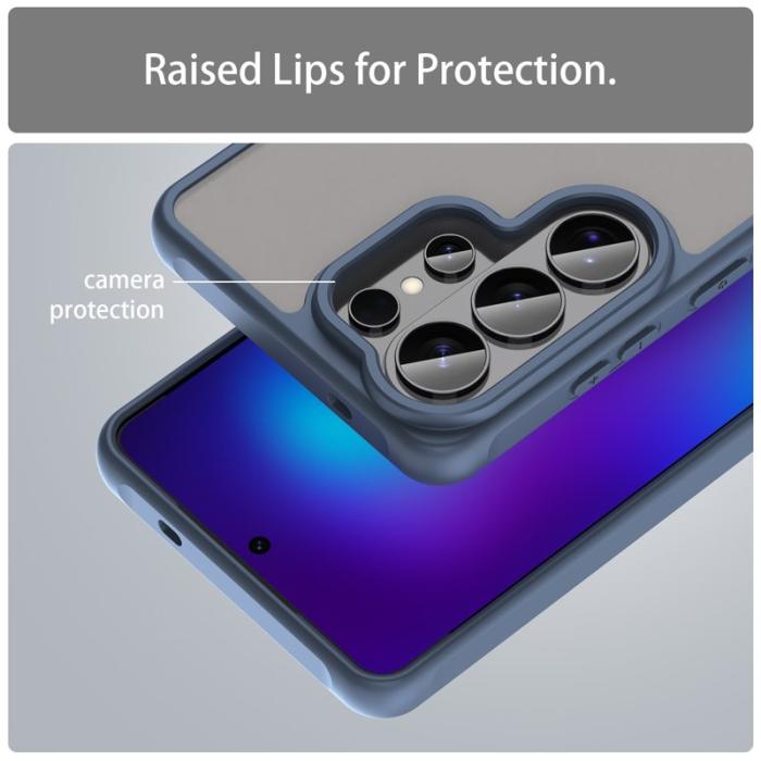 OEM - Mobilskal för Samsung Galaxy S26 Ultra Stöttålig PC + TPU - Blå
