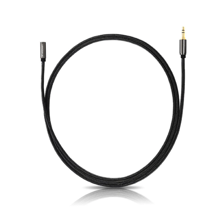 Wozinsky - Wozinsky Förlängnings AUX Kabel Mini Jack 3m - Svart