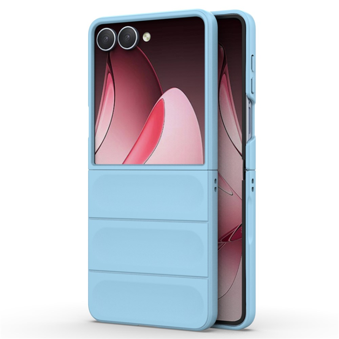 A-One Brand - Galaxy Z Flip 7 Mobilskal Anti-Drop TPU Rugged - Babyblå