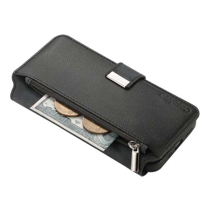 CASENEO - CASENEO MW-02 Plånboksfodral för Xiaomi 15T Pro - Konstläder - Svart