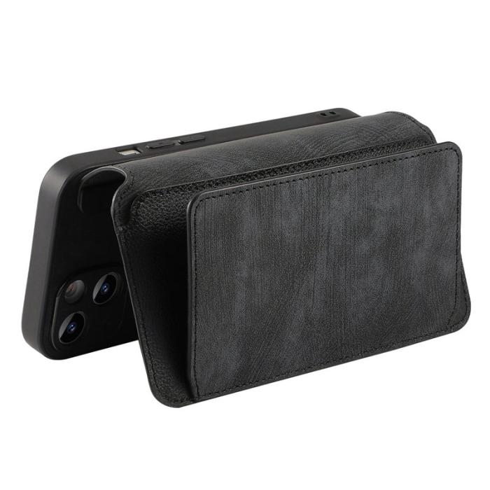 CASENEO - CASENEO MW-02 Plånboksfodral för Xiaomi 15T Pro - Konstläder - Svart