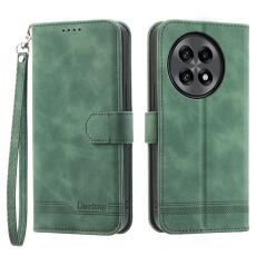 DIERFENG - DIERFENG DF-03 Pl&aring;nboksfodral f&ouml;r OnePlus 13R 5G Konstl&auml;der - Gr&ouml;n