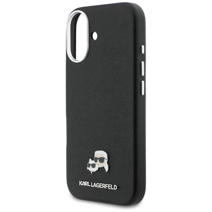 KARL LAGERFELD - Karl Lagerfeld Mobilskal För iPhone 17 MagSafe Karl Head Logo - Svart