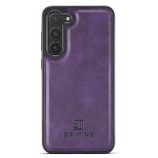 DG.MING - DG.MING Mobilskal till Samsung Galaxy S24 Anti-Drop PU L&auml;der Lila