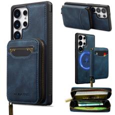 LC.imeeke - LC.IMEEKE L6 Samsung Galaxy S25 Ultra Pl&aring;nboksfodral Konstl&auml;der - Bl&aring;