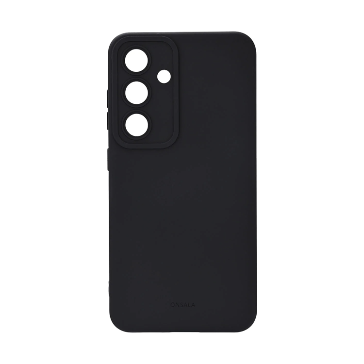 Onsala Galaxy S25 Mobilskal Silikonkänsla Återvunnen - Svart | 2353 | AlltMobil