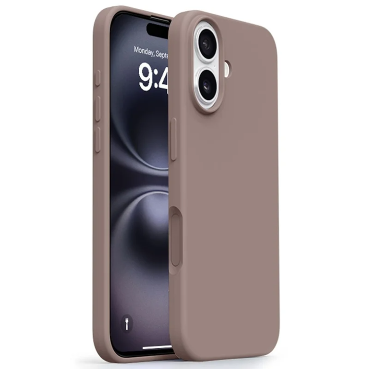 iPhone 16 Mobilskal Ultra Thin Silikon - Chestnut Brun | 2353 | AlltMobil